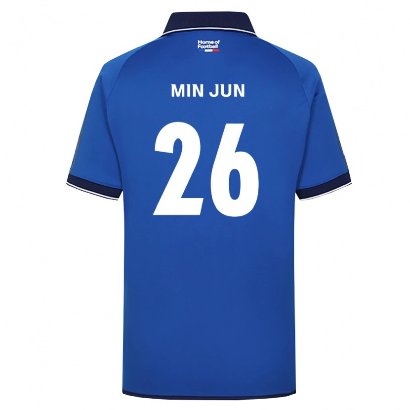 Danxen Men Min-Jun Kim #26 Royal Blue White Red Home Jersey 2026/27 T-Shirt