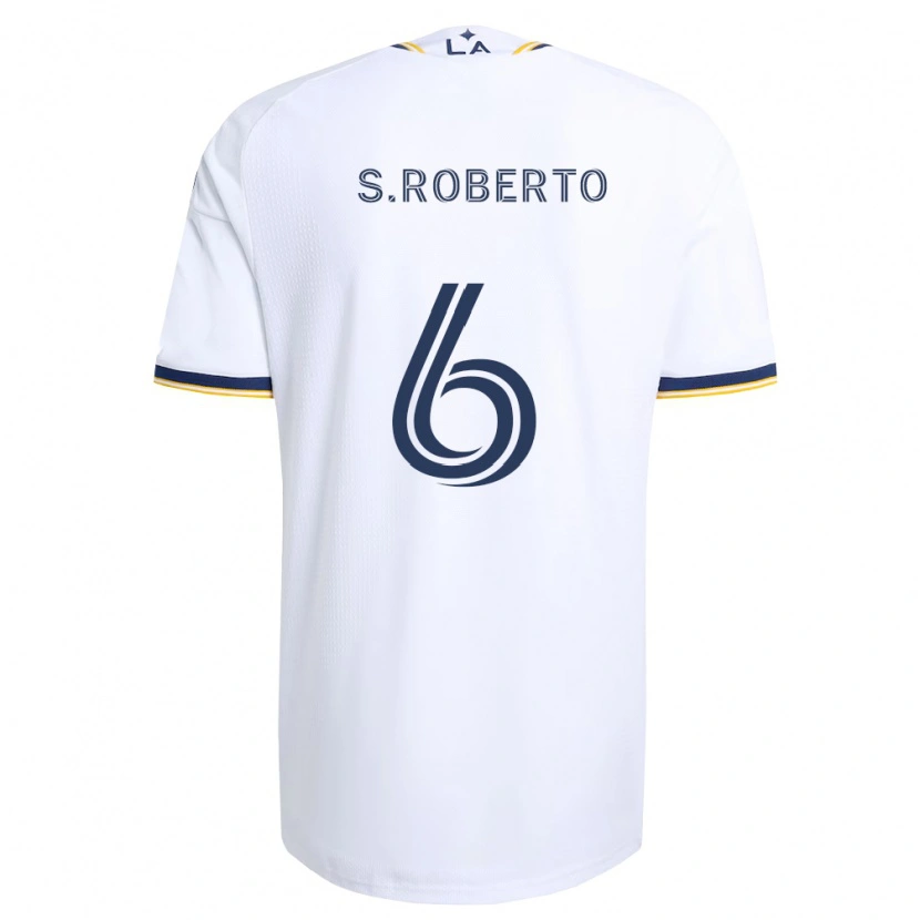Danxen Men Sergi Roberto #6 Blue Yellow And White Home Jersey 2026/27 T-Shirt