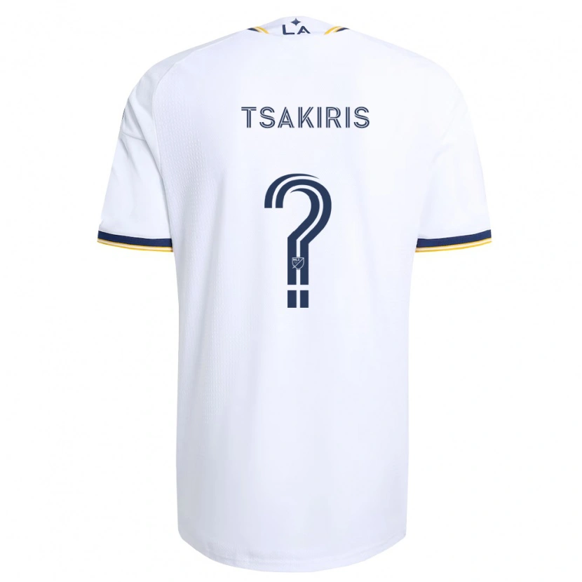Danxen Men Mateo Tsakiris #0 Blue Yellow And White Home Jersey 2026/27 T-Shirt