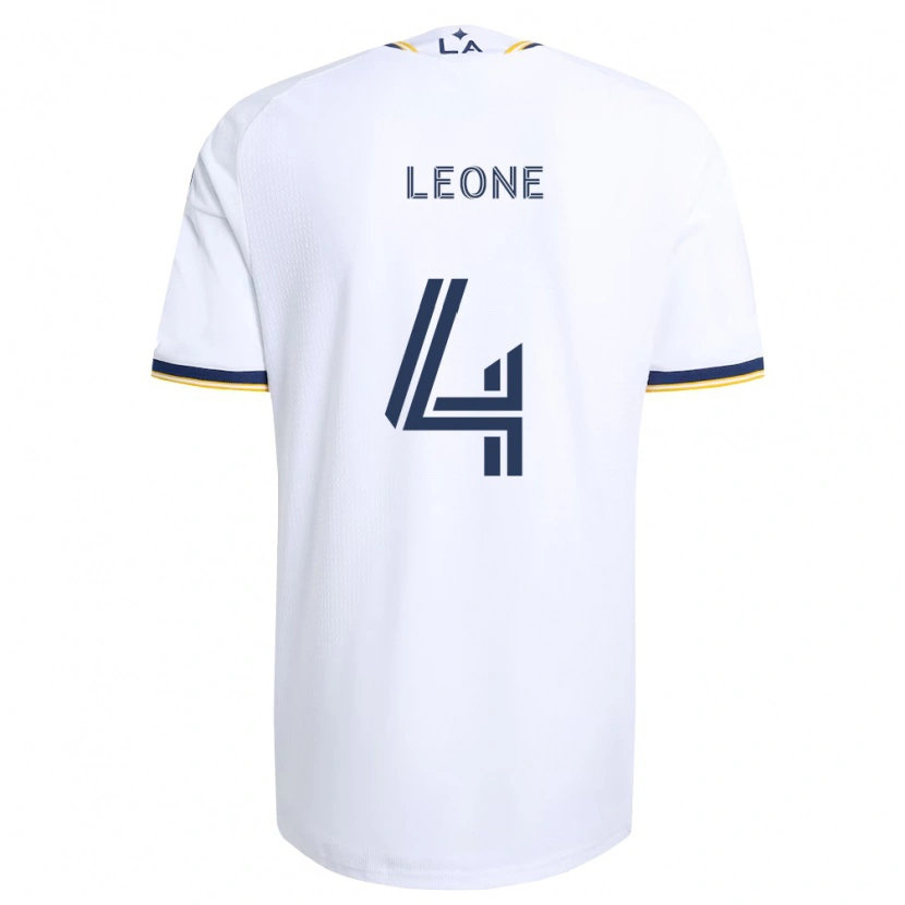 Danxen Men Matthew Leone #4 Blue Yellow And White Home Jersey 2026/27 T-Shirt