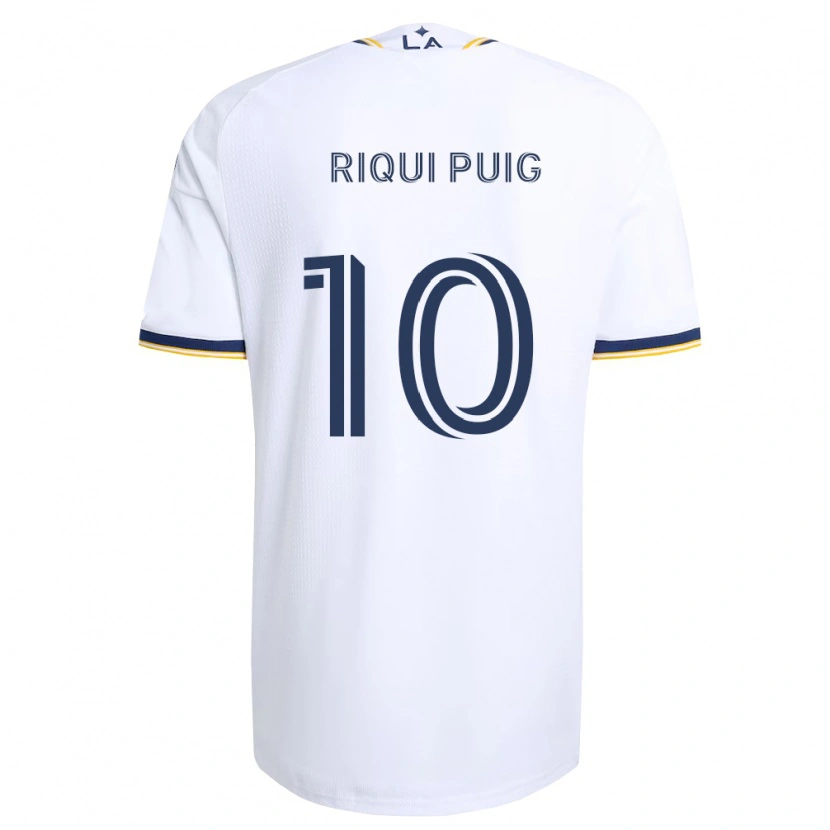 Danxen Men Riqui Puig #10 Blue Yellow And White Home Jersey 2026/27 T-Shirt