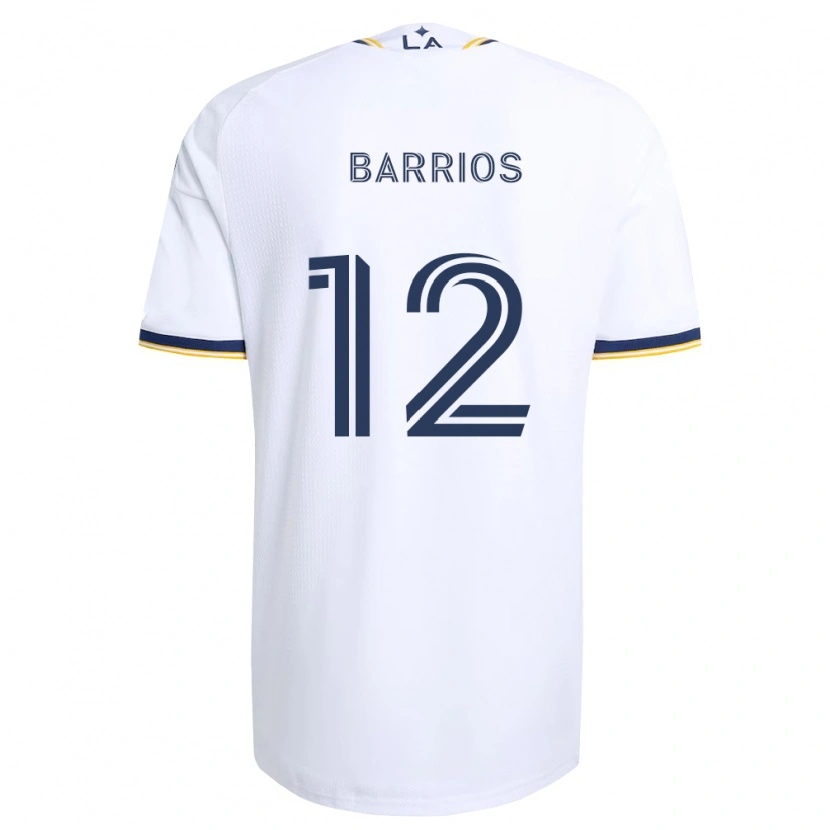 Danxen Men Michael Barrios #12 Blue Yellow And White Home Jersey 2026/27 T-Shirt