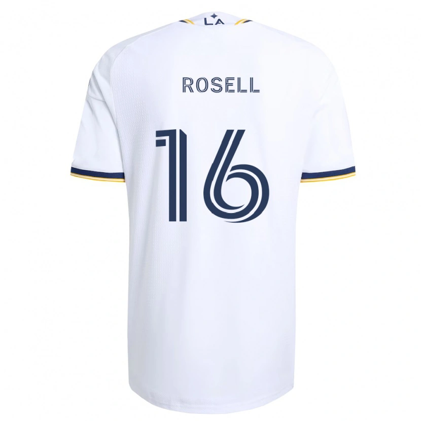 Danxen Men Uri Rosell #16 Blue Yellow And White Home Jersey 2026/27 T-Shirt