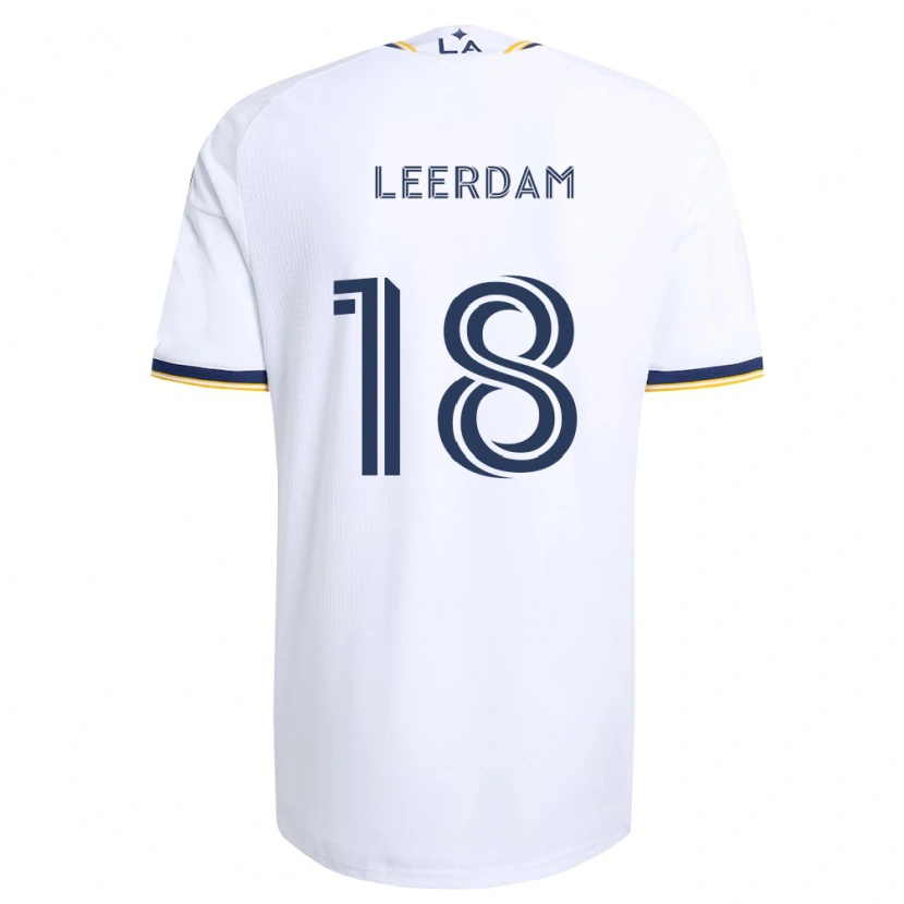 Danxen Men Kelvin Leerdam #18 Blue Yellow And White Home Jersey 2026/27 T-Shirt