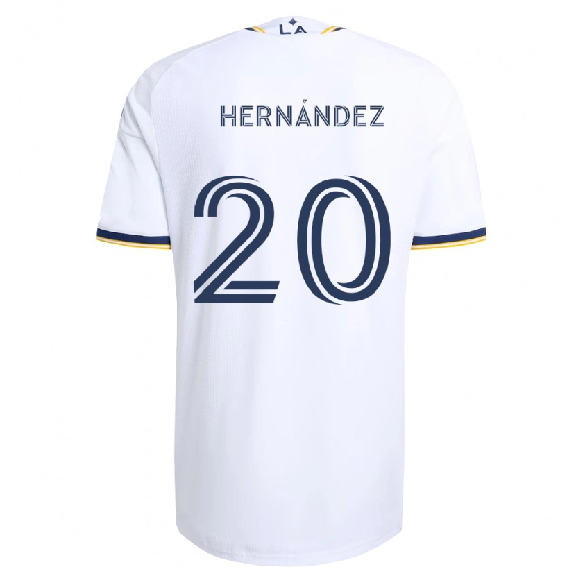Danxen Men Roberto Hernández #20 Blue Yellow And White Home Jersey 2026/27 T-Shirt