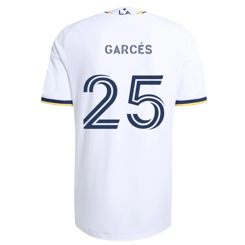 Danxen Men Carlos Garcés #25 Blue Yellow And White Home Jersey 2026/27 T-Shirt