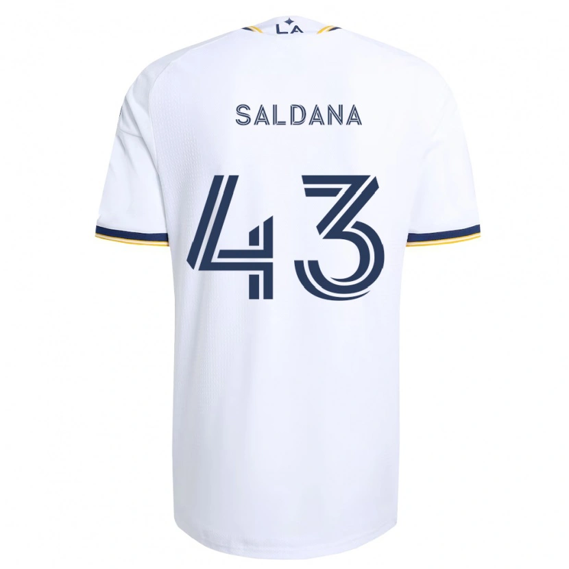 Danxen Men Adam Saldaña #43 Blue Yellow And White Home Jersey 2026/27 T-Shirt
