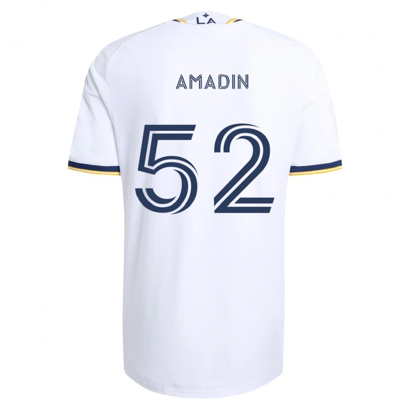 Danxen Men Elijah Amadin #52 Blue Yellow And White Home Jersey 2026/27 T-Shirt
