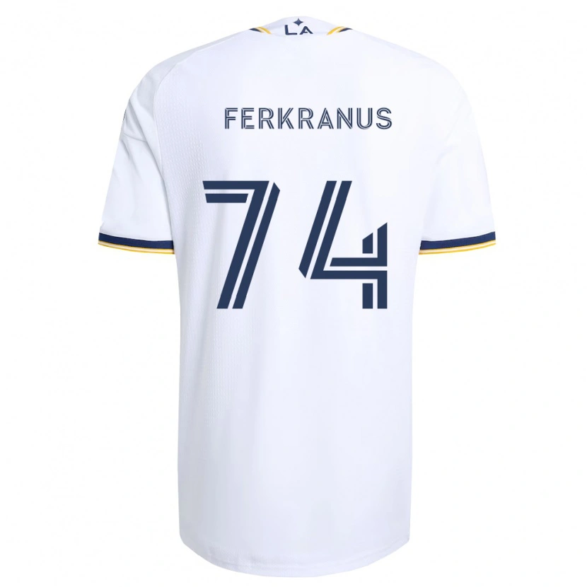 Danxen Men Marcus Ferkranus #74 Blue Yellow And White Home Jersey 2026/27 T-Shirt