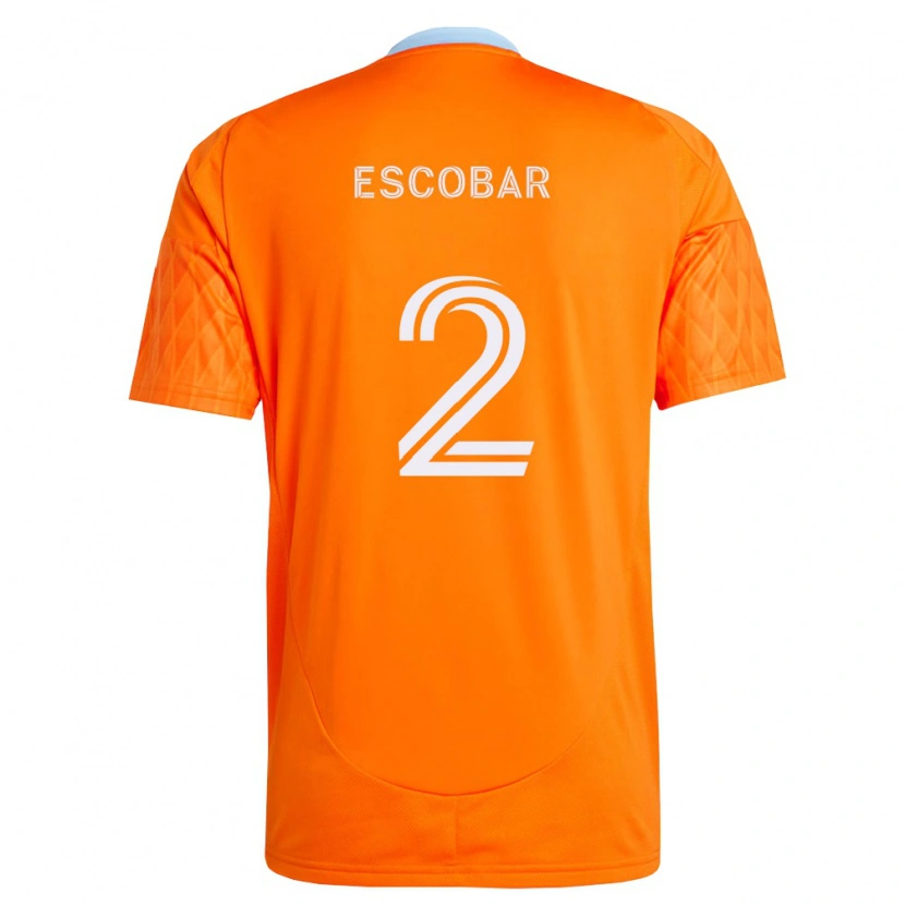 Danxen Men Franco Escobar #2 Orange White Home Jersey 2026/27 T-Shirt