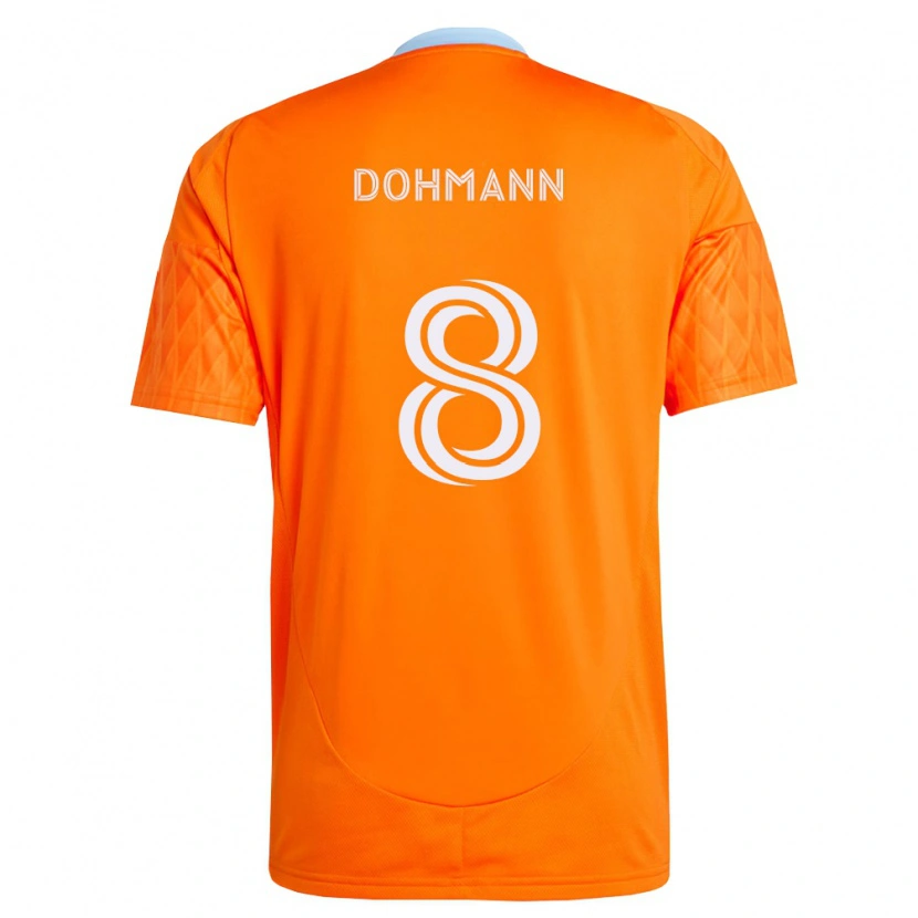 Danxen Men Gustavo Abreu Dohmann #8 Orange White Home Jersey 2026/27 T-Shirt