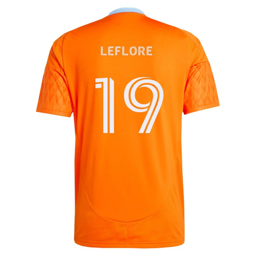 Danxen Men Isaiah Leflore #19 Orange White Home Jersey 2026/27 T-Shirt
