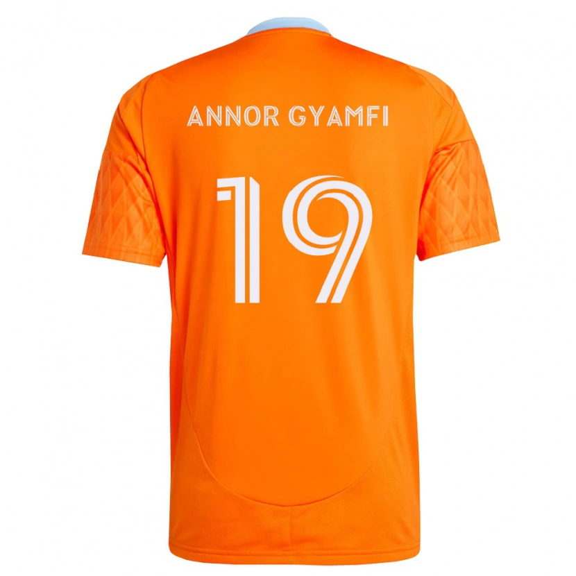 Danxen Men Stephen Annor Gyamfi #19 Orange White Home Jersey 2026/27 T-Shirt