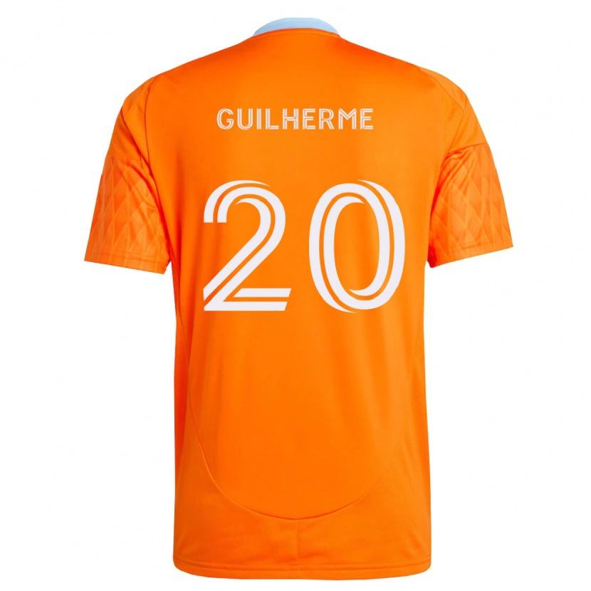 Danxen Men Guilherme Augusto Vieira Dos Santos #20 Orange White Home Jersey 2026/27 T-Shirt