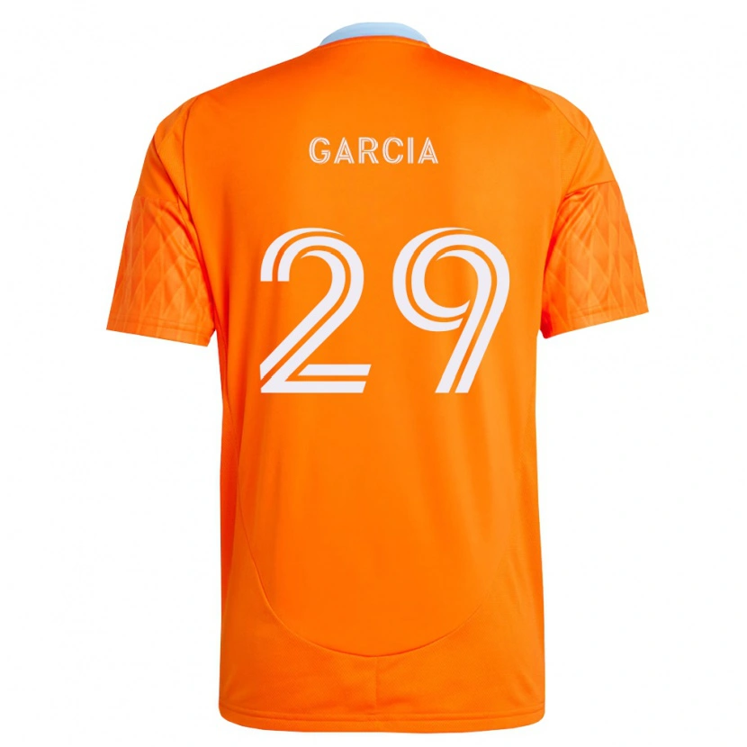 Danxen Men David Garcia #29 Orange White Home Jersey 2026/27 T-Shirt