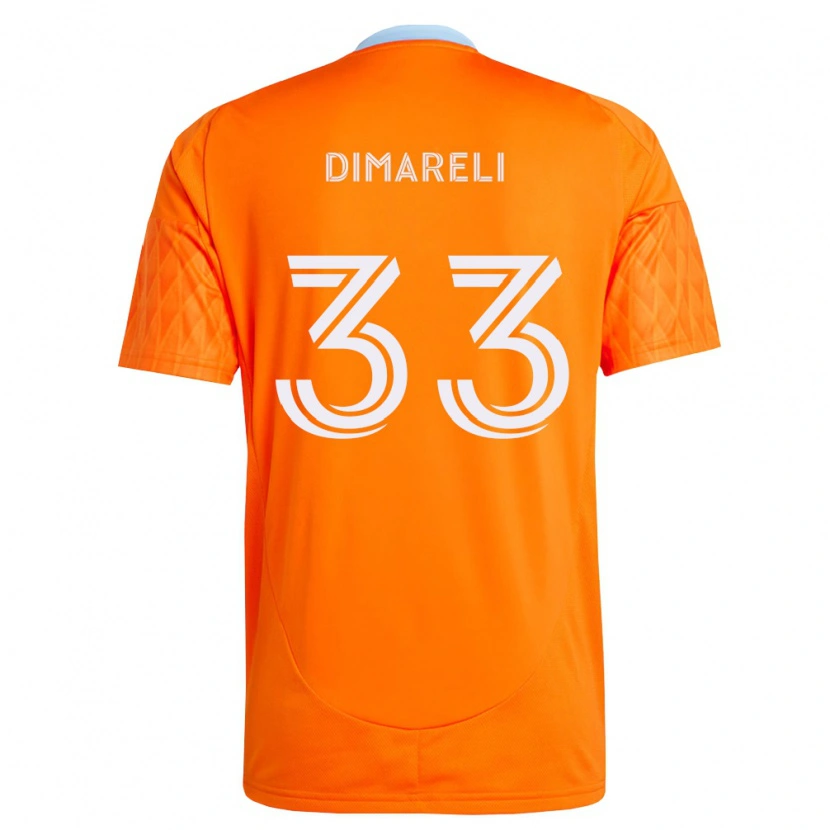 Danxen Men Mattheo Dimareli #33 Orange White Home Jersey 2026/27 T-Shirt