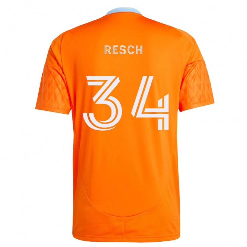 Danxen Men Agustin Resch #34 Orange White Home Jersey 2026/27 T-Shirt
