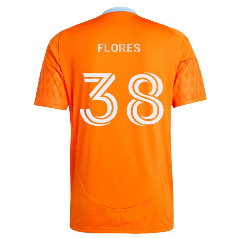 Danxen Men Omar Flores #38 Orange White Home Jersey 2026/27 T-Shirt