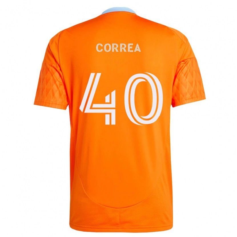 Danxen Men Enrique Correa #40 Orange White Home Jersey 2026/27 T-Shirt