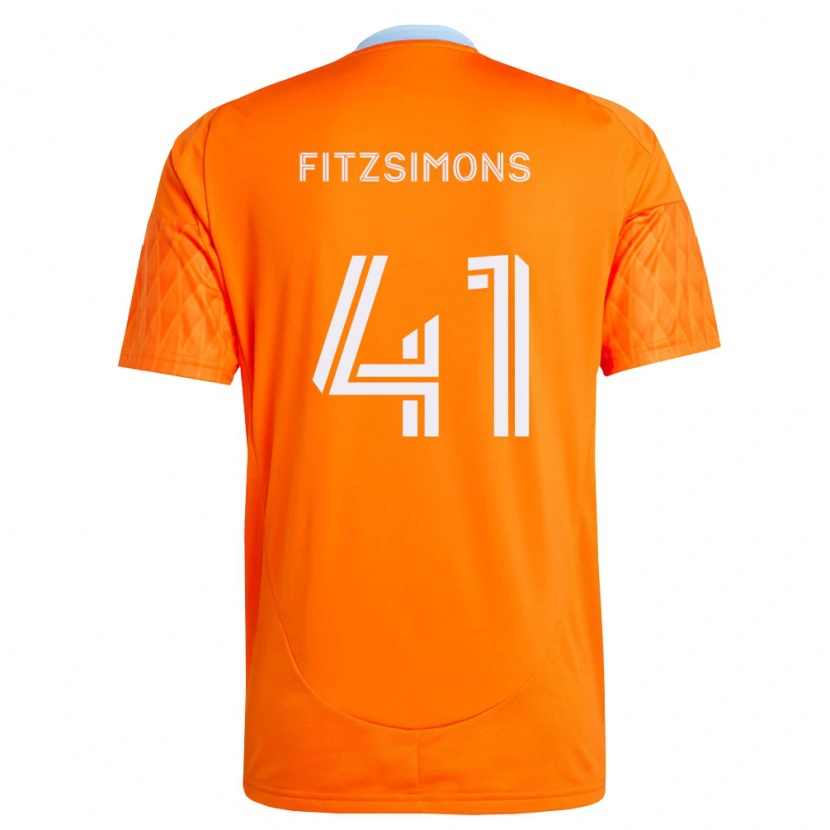 Danxen Men Brogan Fitzsimons #41 Orange White Home Jersey 2026/27 T-Shirt