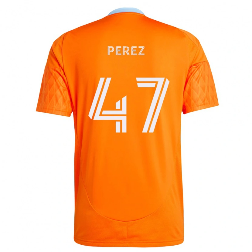 Danxen Men Jaizhiño Perez #47 Orange White Home Jersey 2026/27 T-Shirt