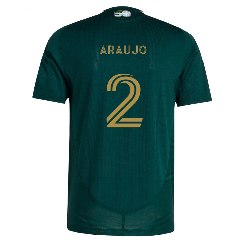 Danxen Men Miguel Araujo #2 Dark Green Brown Home Jersey 2026/27 T-Shirt