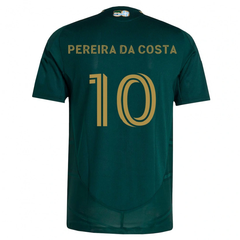Danxen Men David Da Costa #10 Dark Green Brown Home Jersey 2026/27 T-Shirt