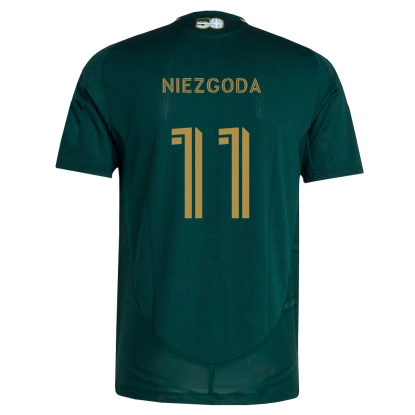 Danxen Men Jaroslaw Niezgoda #11 Dark Green Brown Home Jersey 2026/27 T-Shirt