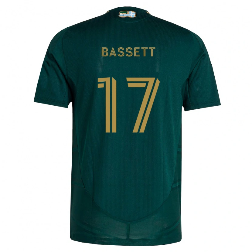 Danxen Men Cole Bassett #17 Dark Green Brown Home Jersey 2026/27 T-Shirt