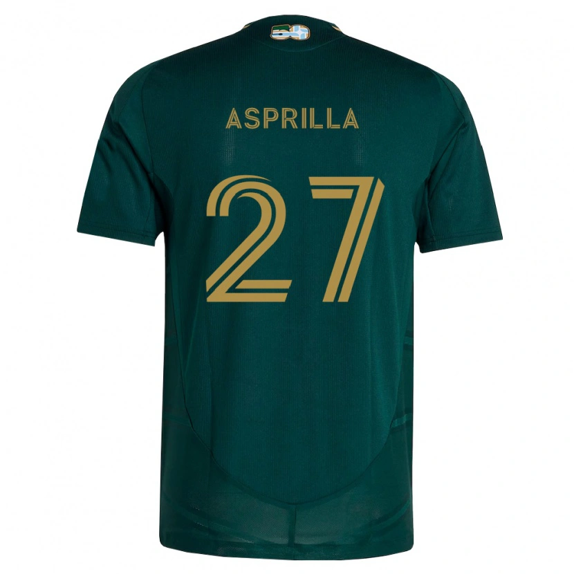Danxen Men Dairon Asprilla #27 Dark Green Brown Home Jersey 2026/27 T-Shirt