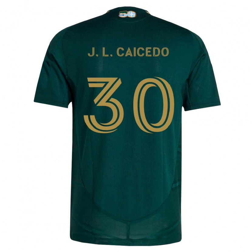 Danxen Men José Caicedo #30 Dark Green Brown Home Jersey 2026/27 T-Shirt
