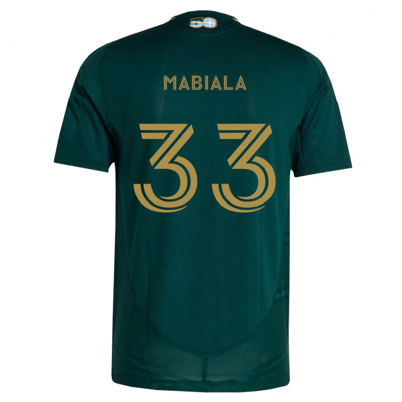 Danxen Men Larrys Mabiala #33 Dark Green Brown Home Jersey 2026/27 T-Shirt