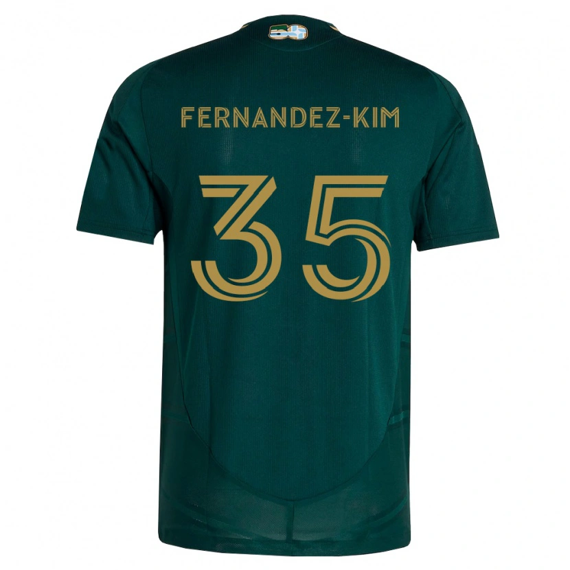 Danxen Men Lucas Fernandez-Kim #35 Dark Green Brown Home Jersey 2026/27 T-Shirt