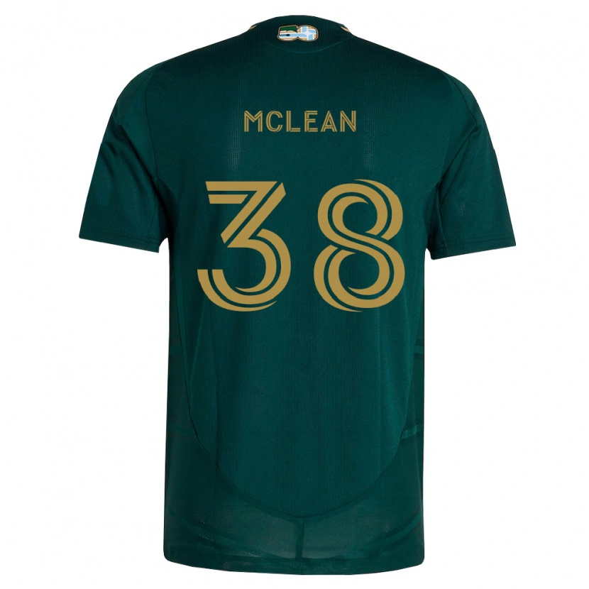 Danxen Men Justin Mclean #38 Dark Green Brown Home Jersey 2026/27 T-Shirt