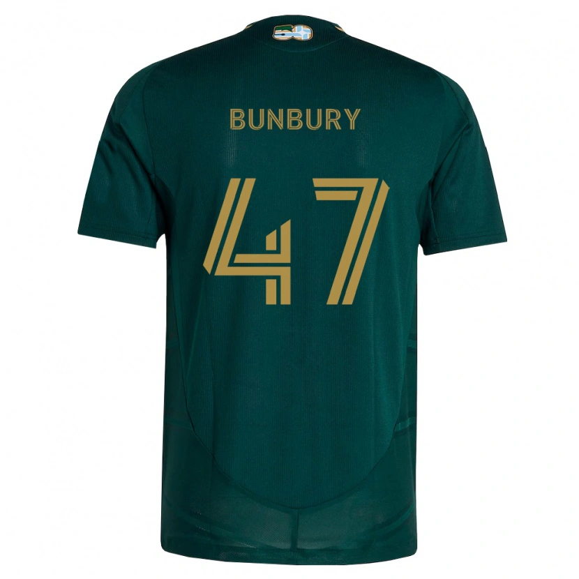 Danxen Men Mataeo Bunbury #47 Dark Green Brown Home Jersey 2026/27 T-Shirt