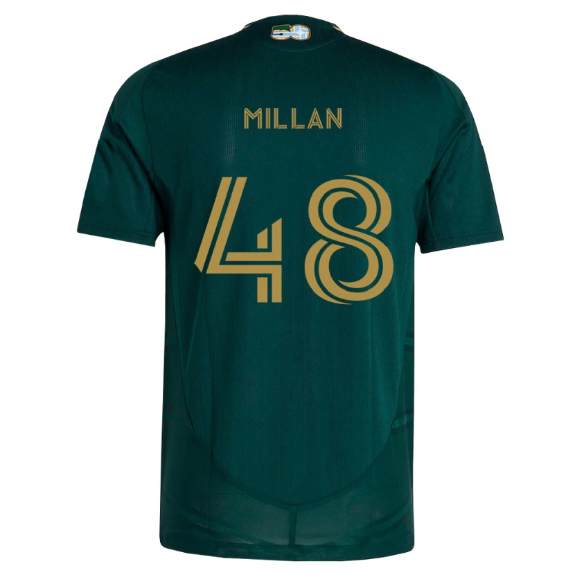Danxen Men Marco Millan #48 Dark Green Brown Home Jersey 2026/27 T-Shirt