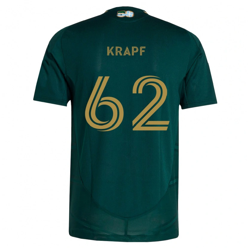 Danxen Men Andrew Krapf #62 Dark Green Brown Home Jersey 2026/27 T-Shirt