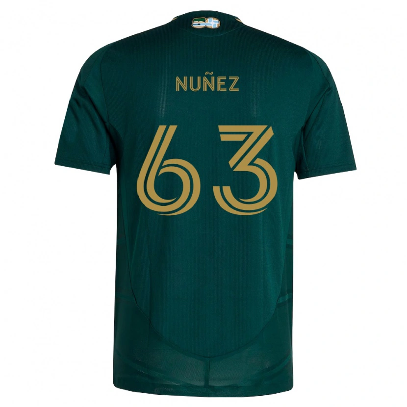Danxen Men Daniel Núñez #63 Dark Green Brown Home Jersey 2026/27 T-Shirt