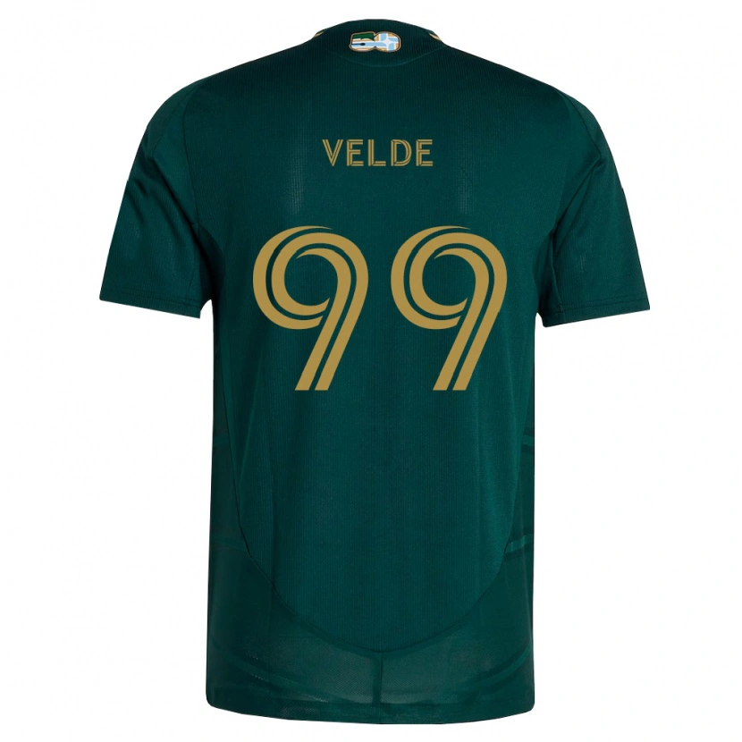 Danxen Men Kristoffer Velde #99 Dark Green Brown Home Jersey 2026/27 T-Shirt