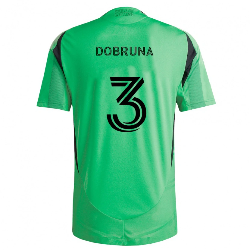 Danxen Men Dren Dobruna #3 Emerald Green Black Home Jersey 2026/27 T-Shirt