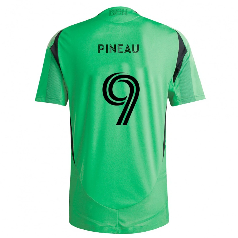 Danxen Men Sebastien Pineau #9 Emerald Green Black Home Jersey 2026/27 T-Shirt