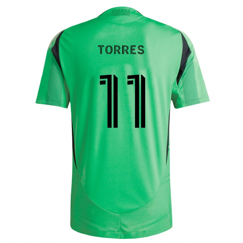 Danxen Men Facundo Torres #11 Emerald Green Black Home Jersey 2026/27 T-Shirt