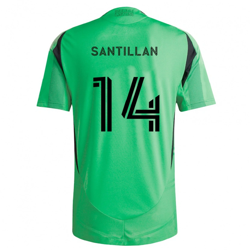 Danxen Men Jonathan Santillan #14 Emerald Green Black Home Jersey 2026/27 T-Shirt