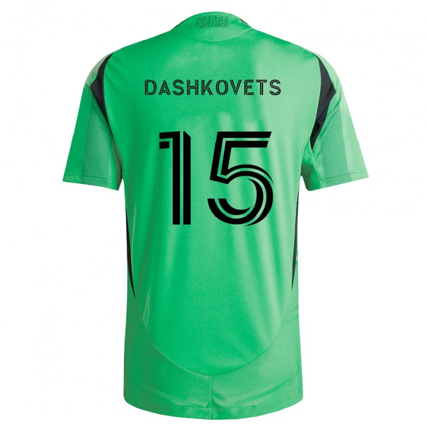 Danxen Men Artem Dashkovets #15 Emerald Green Black Home Jersey 2026/27 T-Shirt