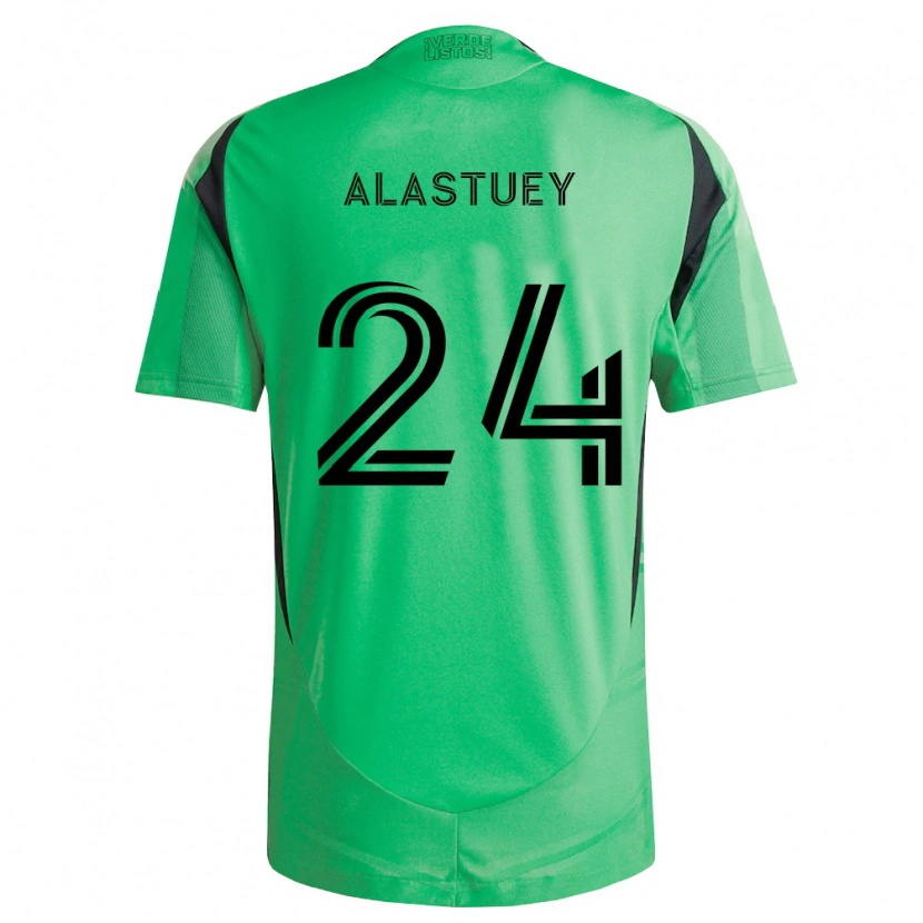 Danxen Men Jorge Alastuey #24 Emerald Green Black Home Jersey 2026/27 T-Shirt