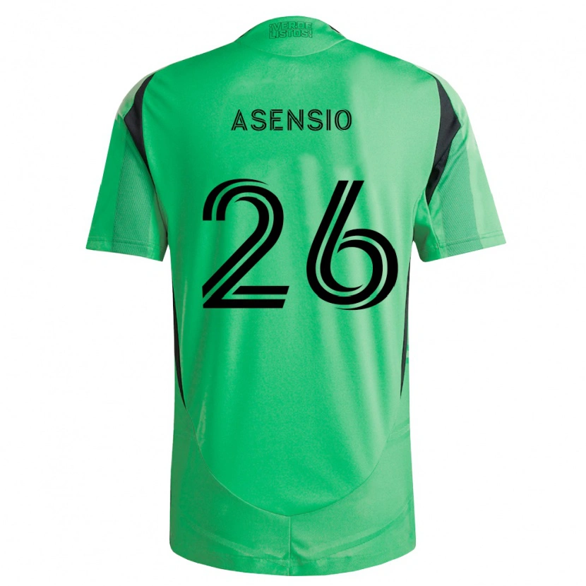Danxen Men Charlie Asensio #26 Emerald Green Black Home Jersey 2026/27 T-Shirt