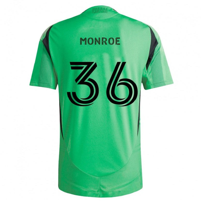 Danxen Men Greg Monroe #36 Emerald Green Black Home Jersey 2026/27 T-Shirt