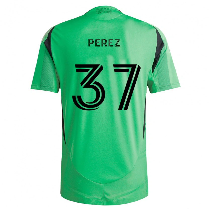 Danxen Men Damion Perez #37 Emerald Green Black Home Jersey 2026/27 T-Shirt