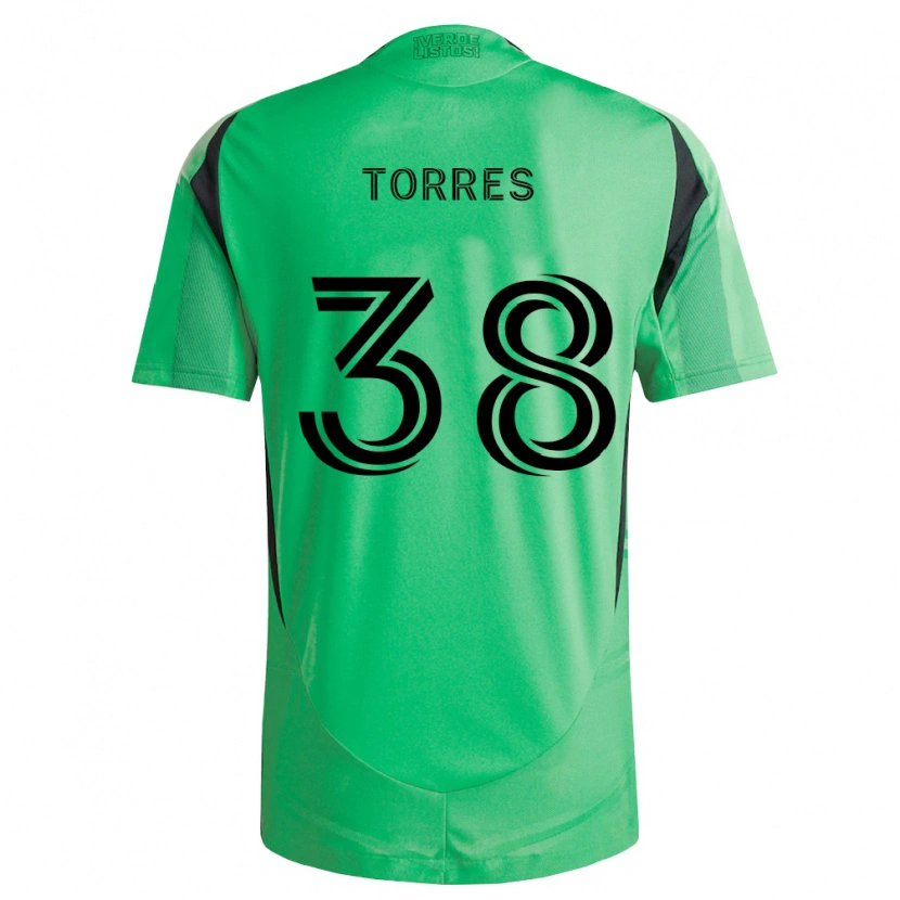 Danxen Men Ervin Torres #38 Emerald Green Black Home Jersey 2026/27 T-Shirt
