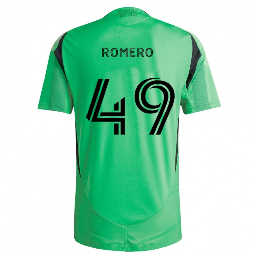 Danxen Men David Romero #49 Emerald Green Black Home Jersey 2026/27 T-Shirt